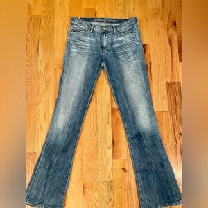 Citizens Of Humanity Blue Washed Flare Jeans